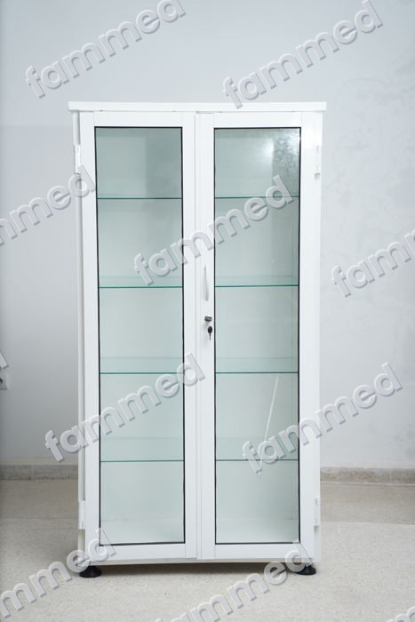 Armoire à pharmacie portes aluminium