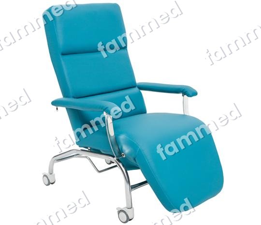 Fauteuil de prélèvement relax turquoise