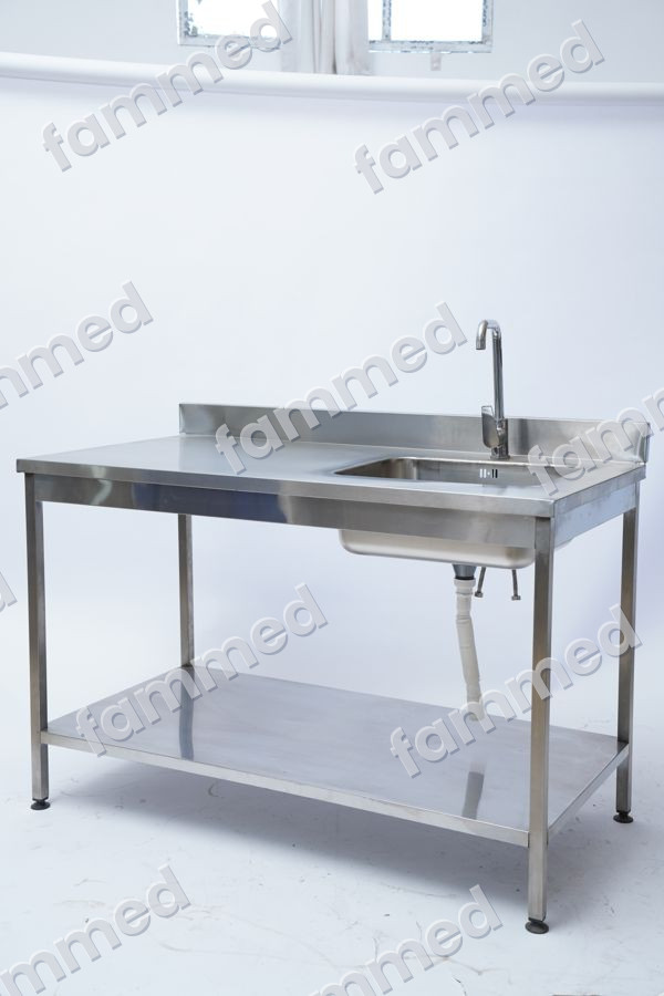 Paillasse en inox