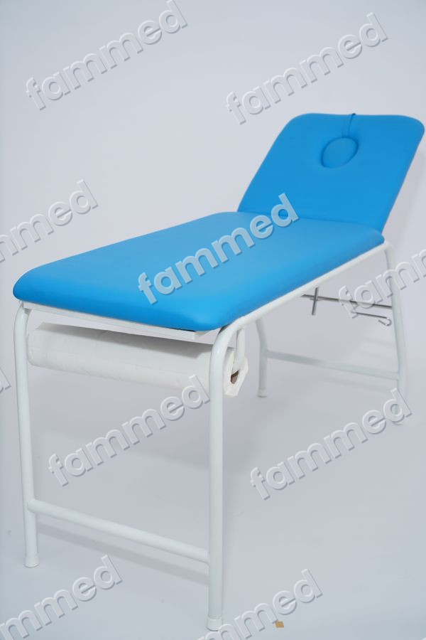 Table d'examen peinte avec trou de visage