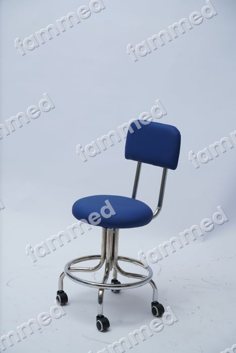 Tabouret à vis avec dossier